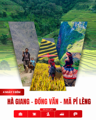 Tour Hà Giang – Đồng Văn – Mã Pí Lèng 4 Ngày 3 Đêm | Chinh Phục Cao Nguyên Đá Hùng Vĩ